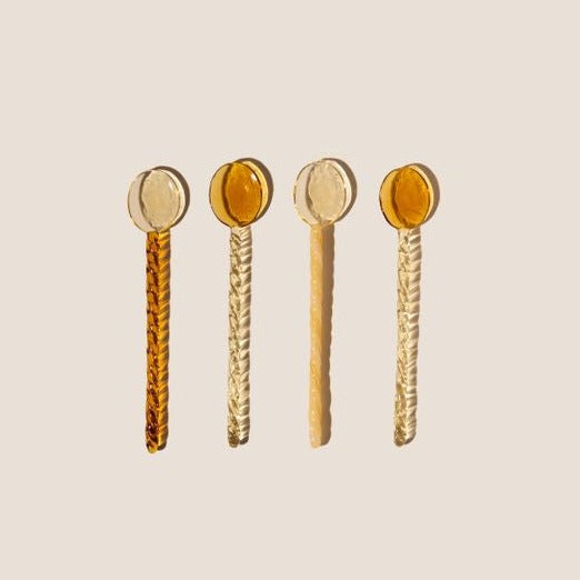 Glass Spoon Set x Peach Series