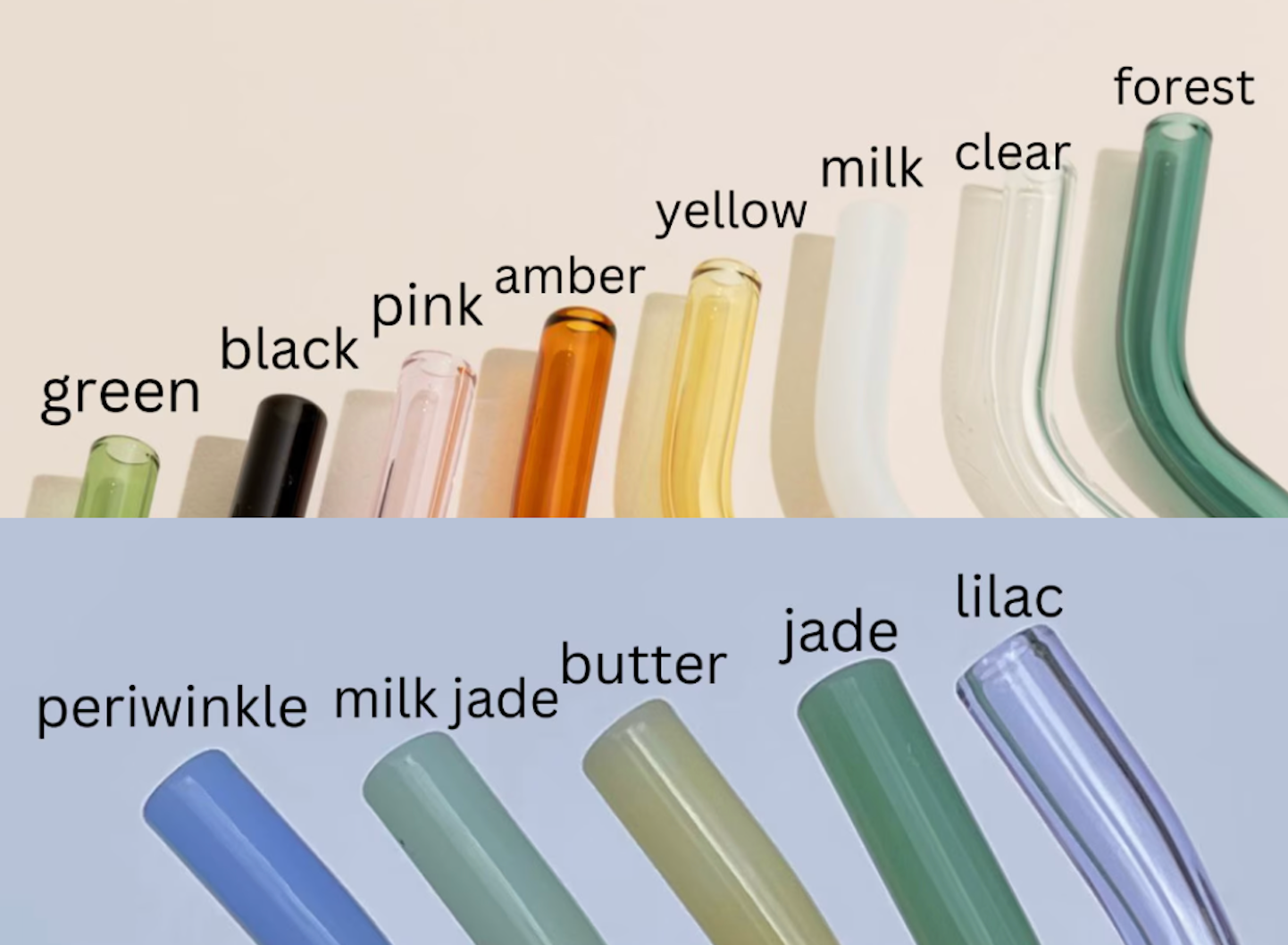 6in Straight Glass Straws