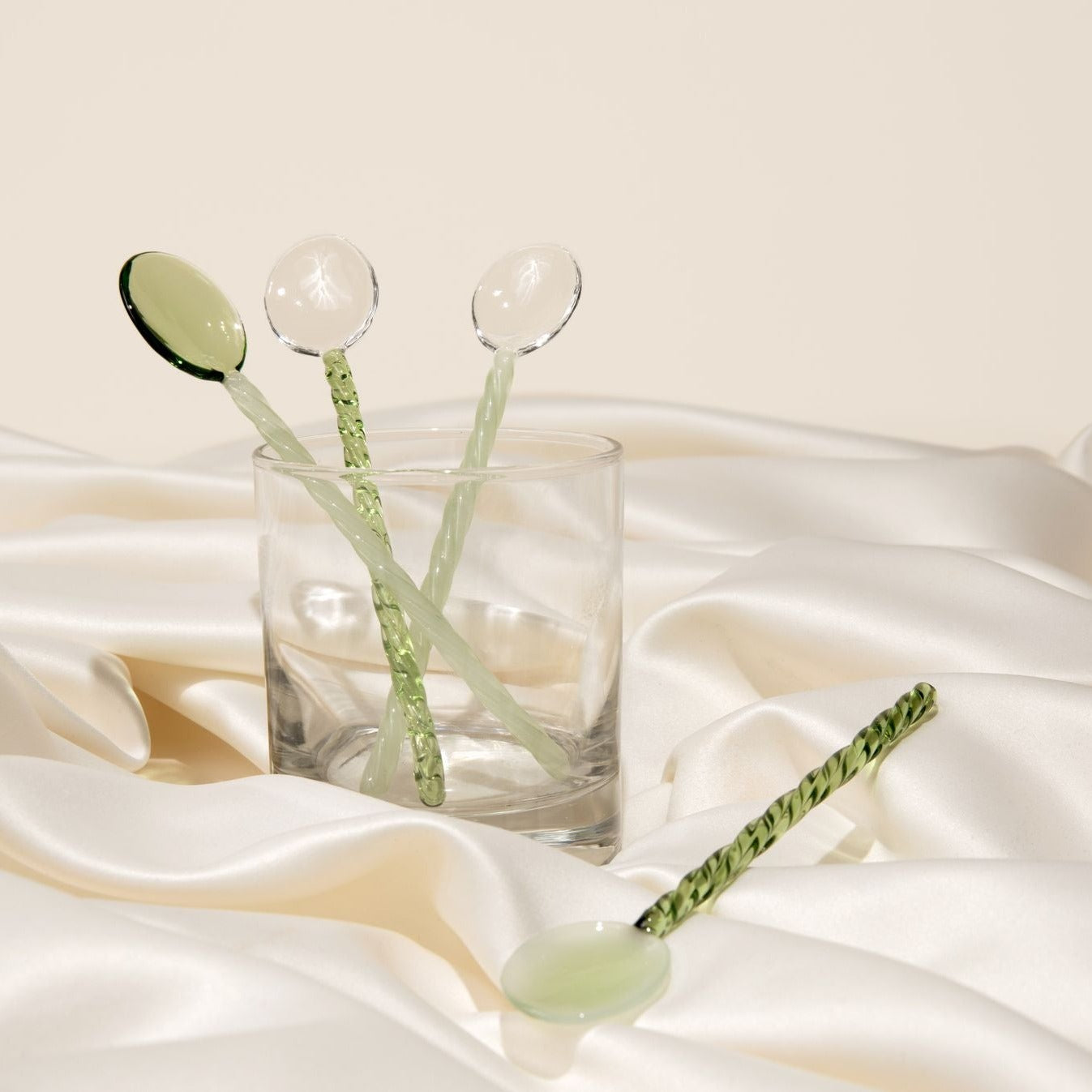 Glass Spoon Set x Matcha Series