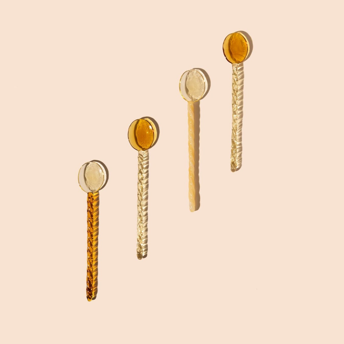 Glass Spoon Set x Peach Series