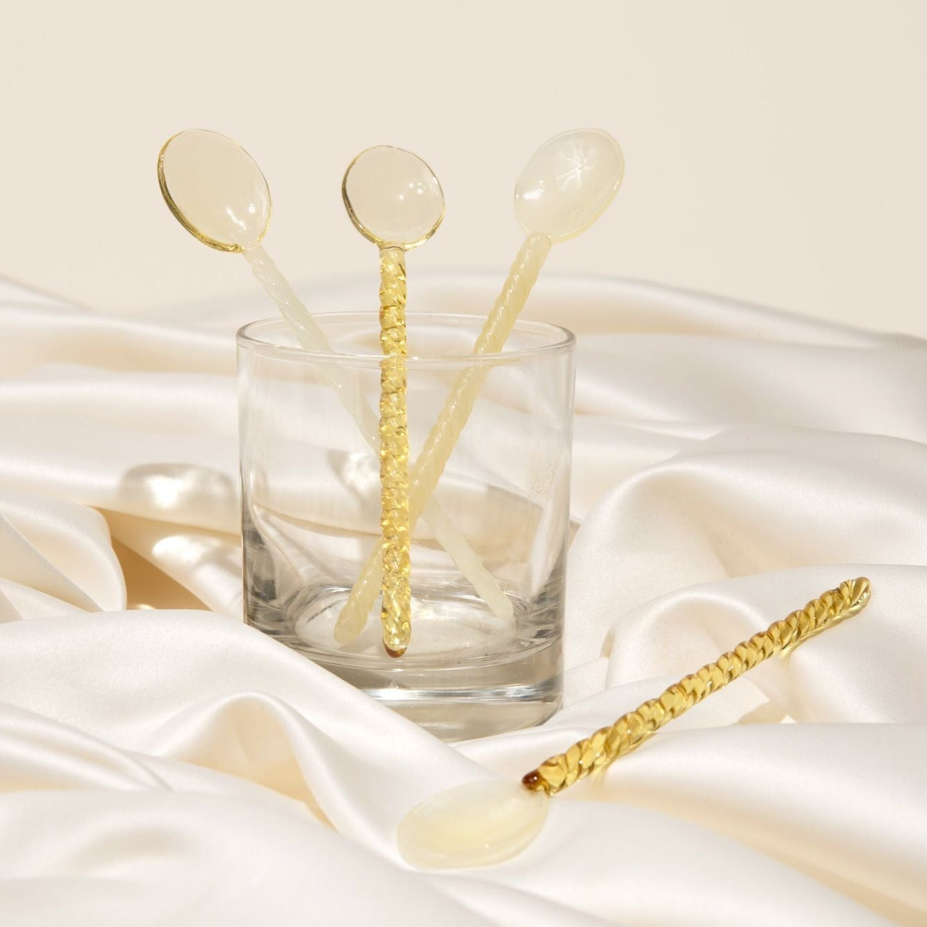 Glass Spoon Set x Linen Series